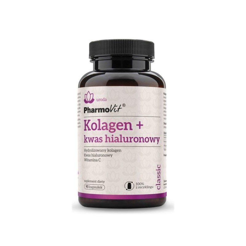 Pharmovit Kolagen + kwas hialuronowy 90 k