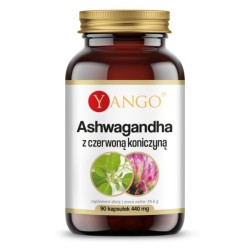 Yango Ashwagandha z czerwoną koniczyną 90 k