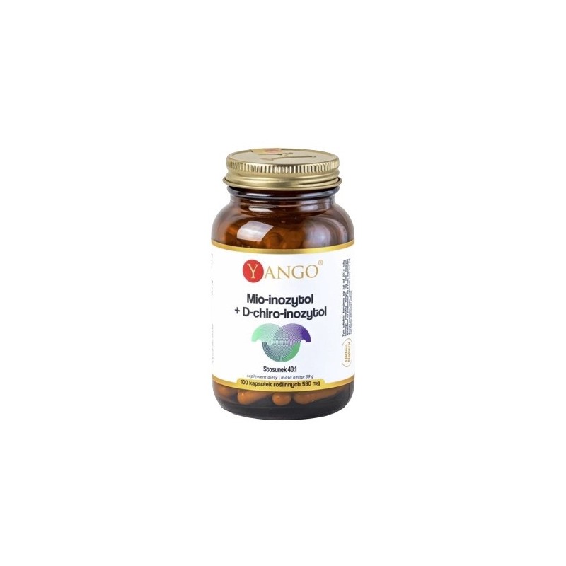 Yango Mio-inozytol+D-chiro-inozytol 100 kapsułek