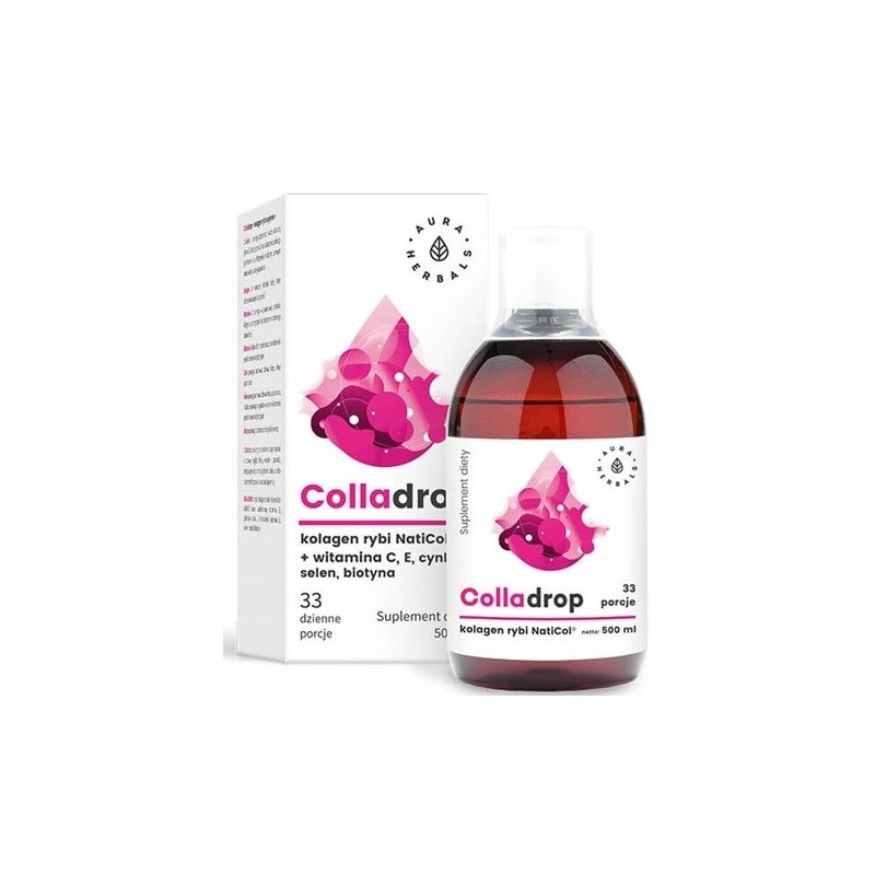 Aura Herbals Colladrop 500 Ml Opóźnia Starzenie