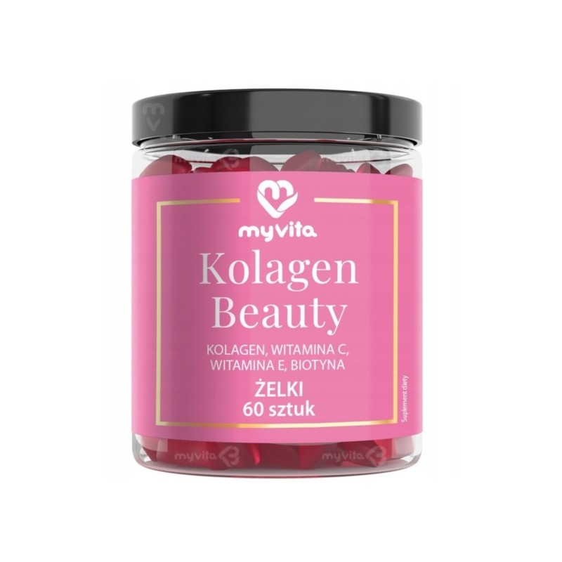 Myvita Żelki Naturalne Kolagen Beauty 60 szt.
