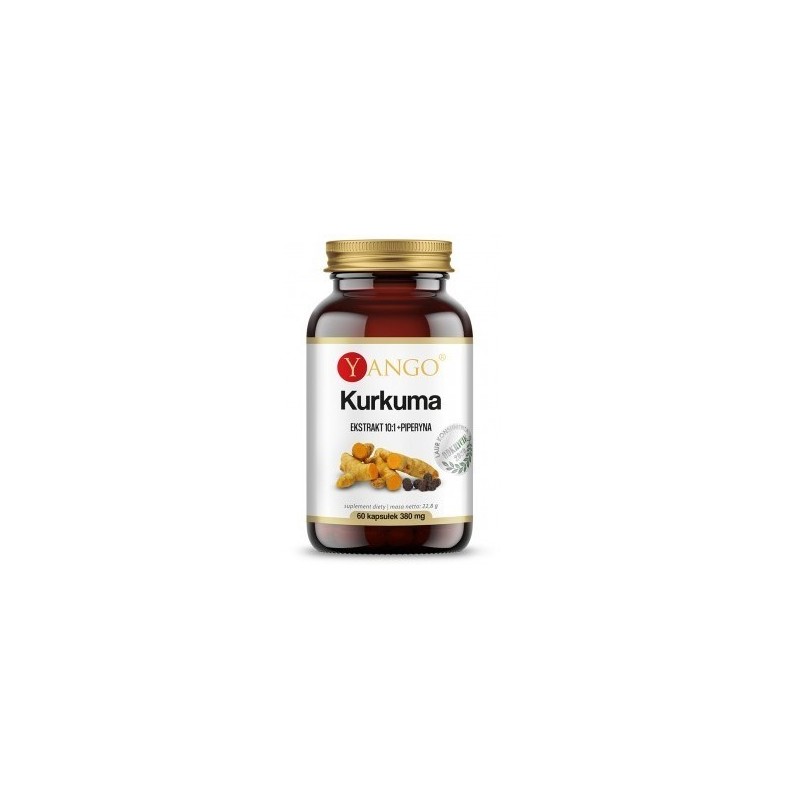 Yango Kurkuma Ekstrakt plus piperyna 60 K