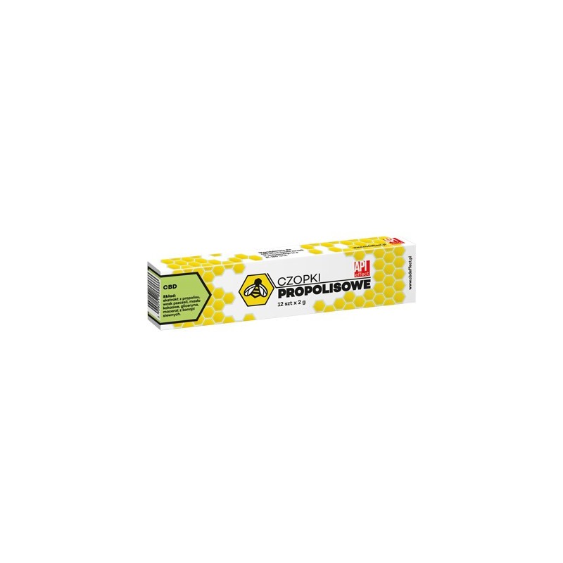 API Effect Czopki Propolisowe CBD 2g 12 szt.