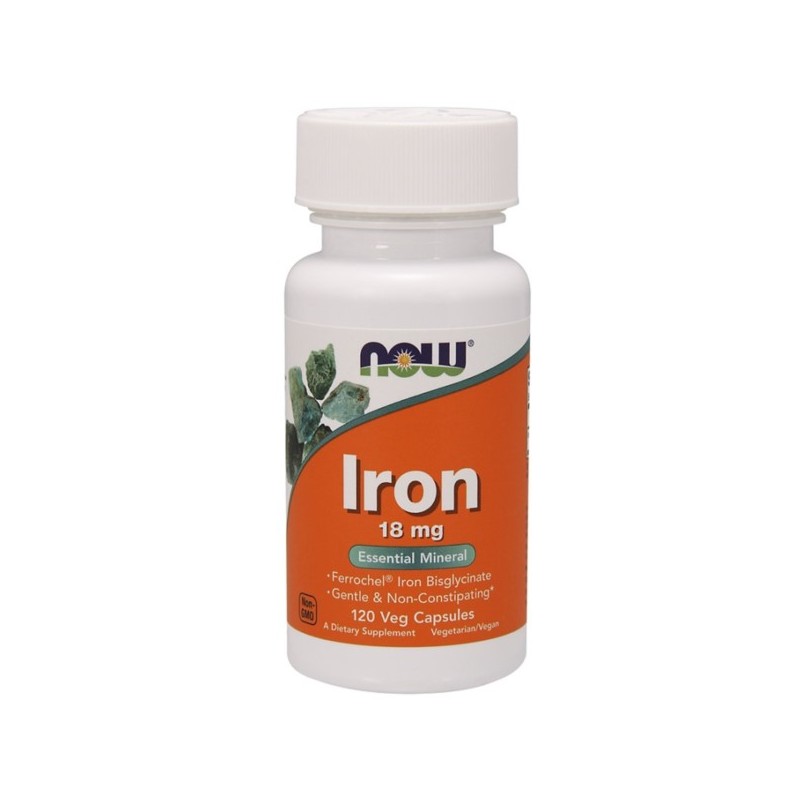 Now Foods Iron 18 mg  120 K