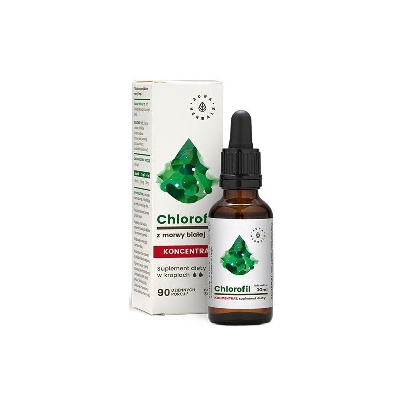 Aura Herbals Chlorofil Z Morwy Białej 30Ml