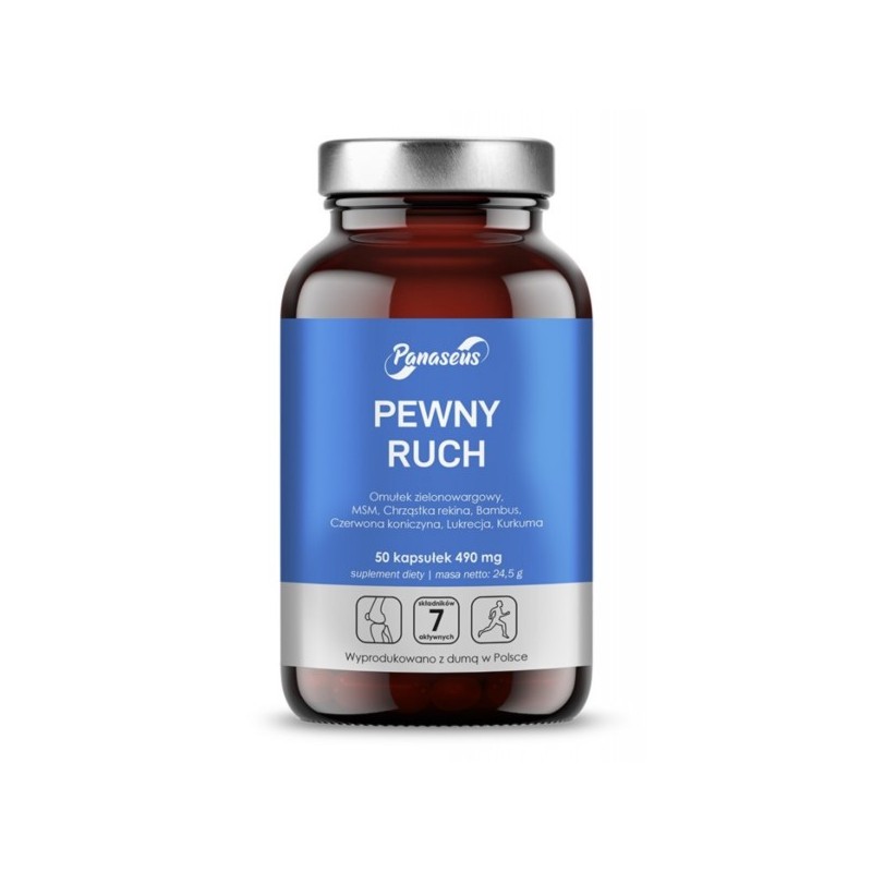 Panaseus Pewny Ruch 490 mg 50 kap