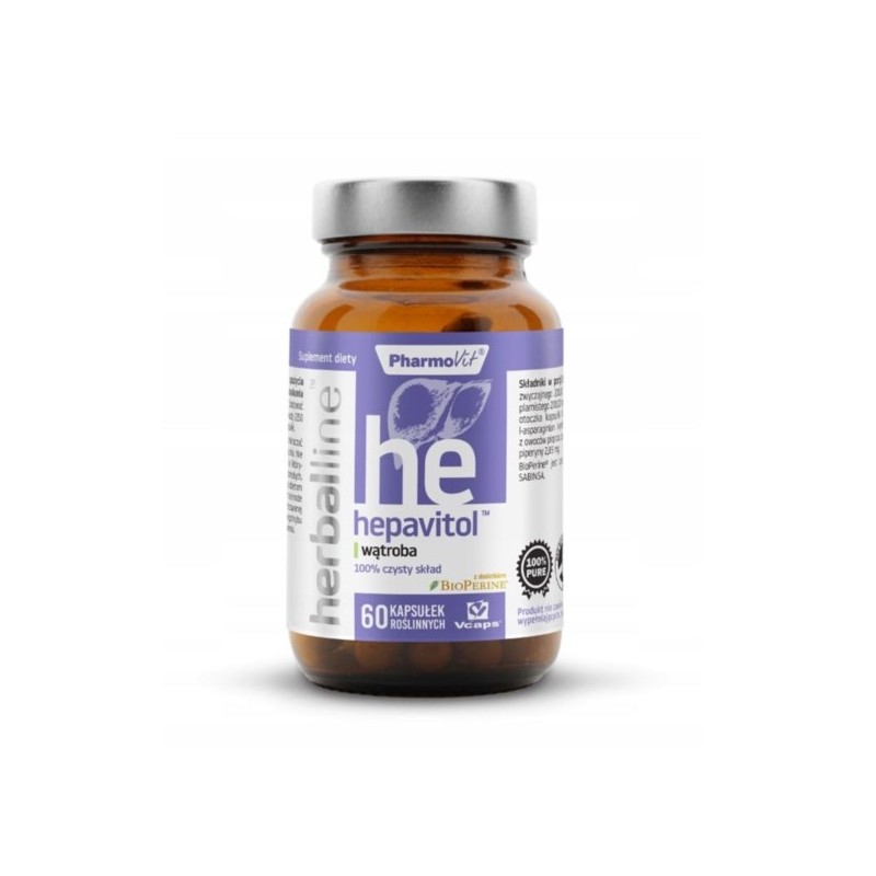 Pharmovit Hepavital Herballine 60 kap wątroba
