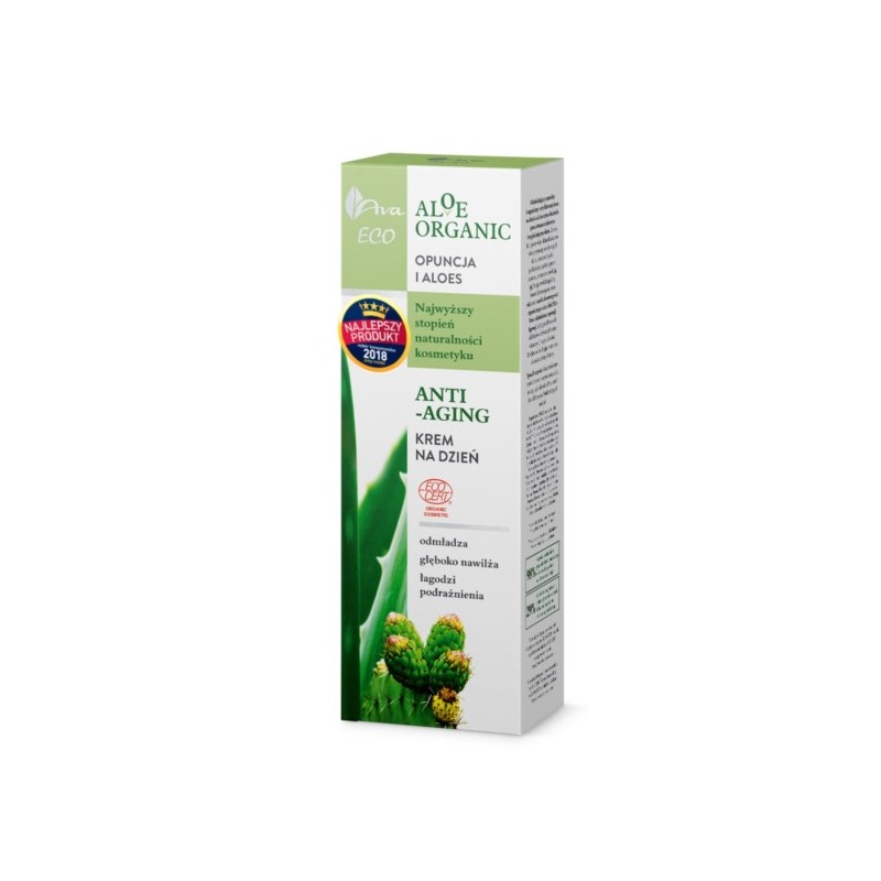 AVA Aloe Organic Krem na dzień 50 ml nawilża
