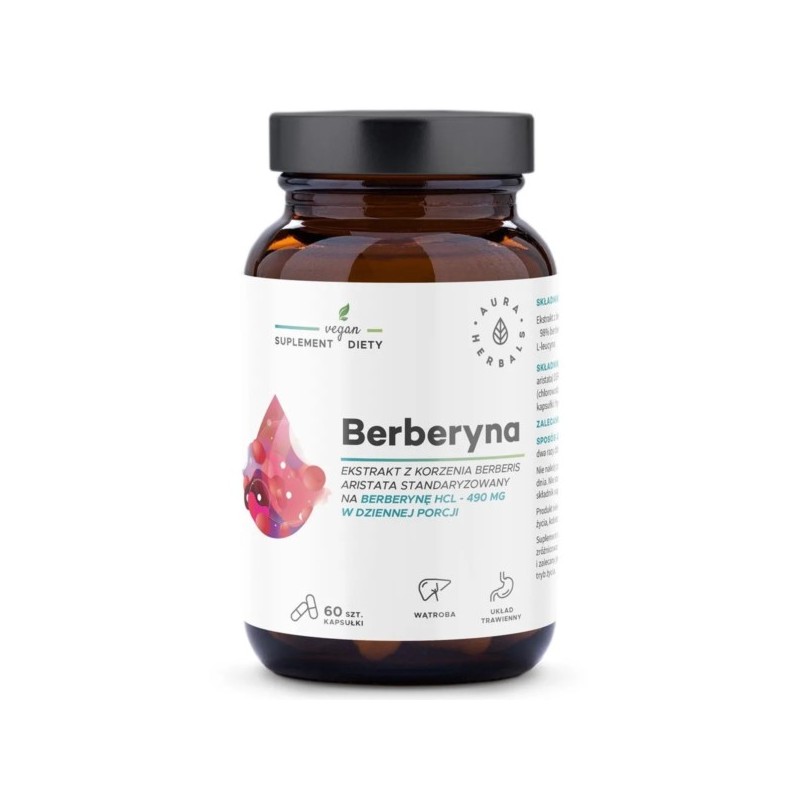 Aura Herbals Berberyna 490 mg 60 k