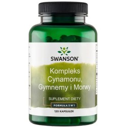 Swanson Kompleks Cynamon Gymnema Morwa 120 K