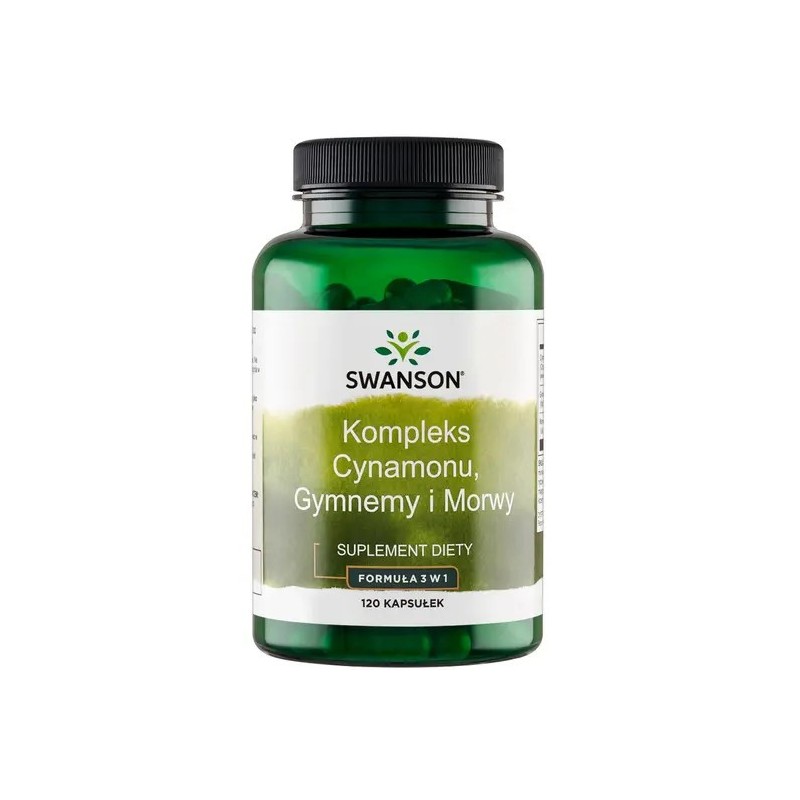 Swanson Kompleks Cynamon Gymnema Morwa 120 K