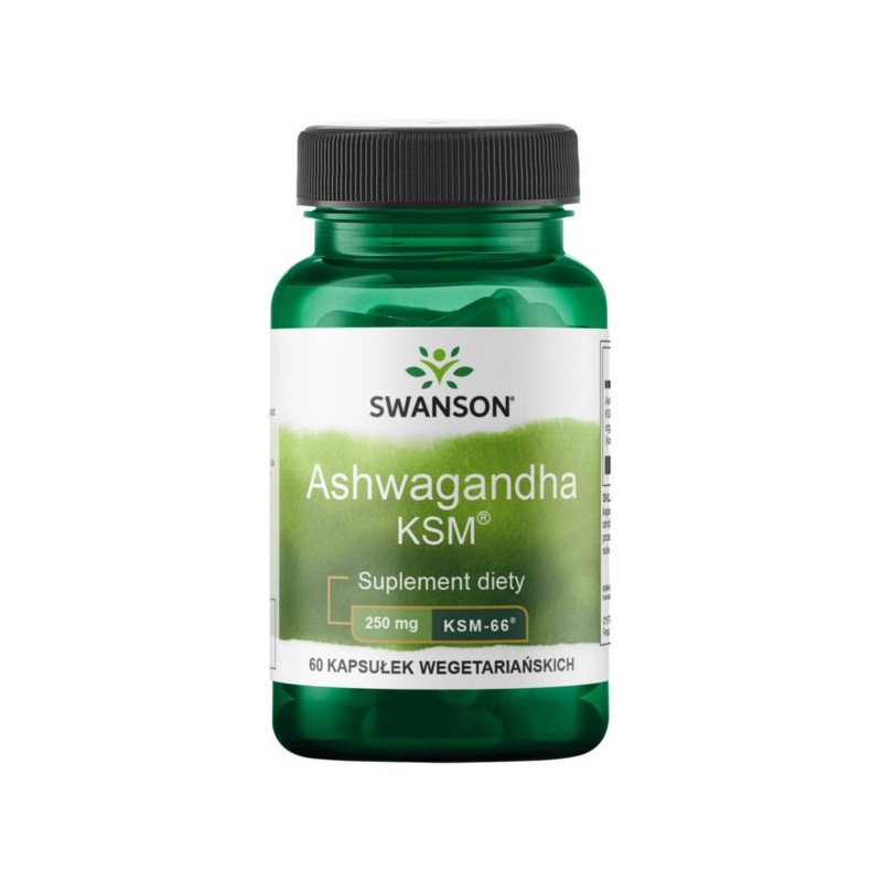 Swanson Ashwagandha Ksm-66 250 Mg 60 K