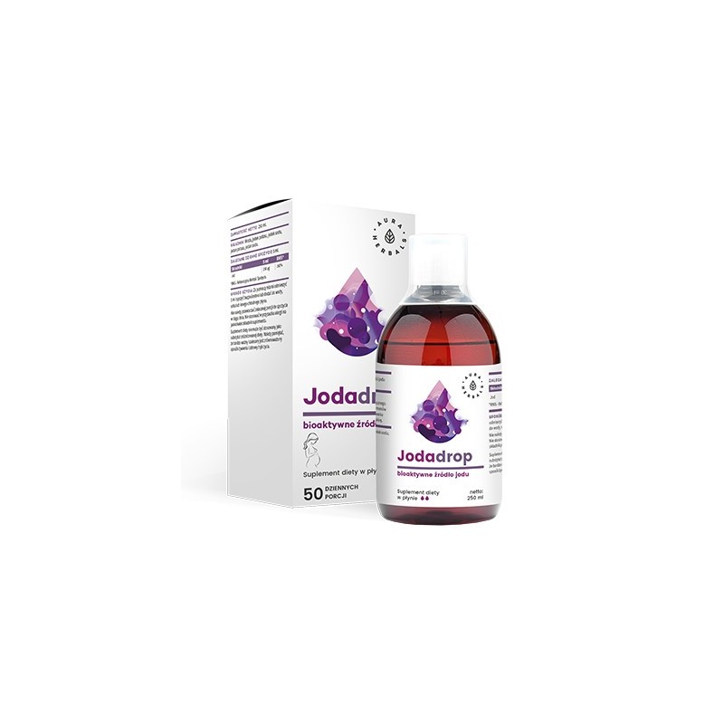 Aura Herbals Jodadrop 250 Ml Wspiera Tarczycę