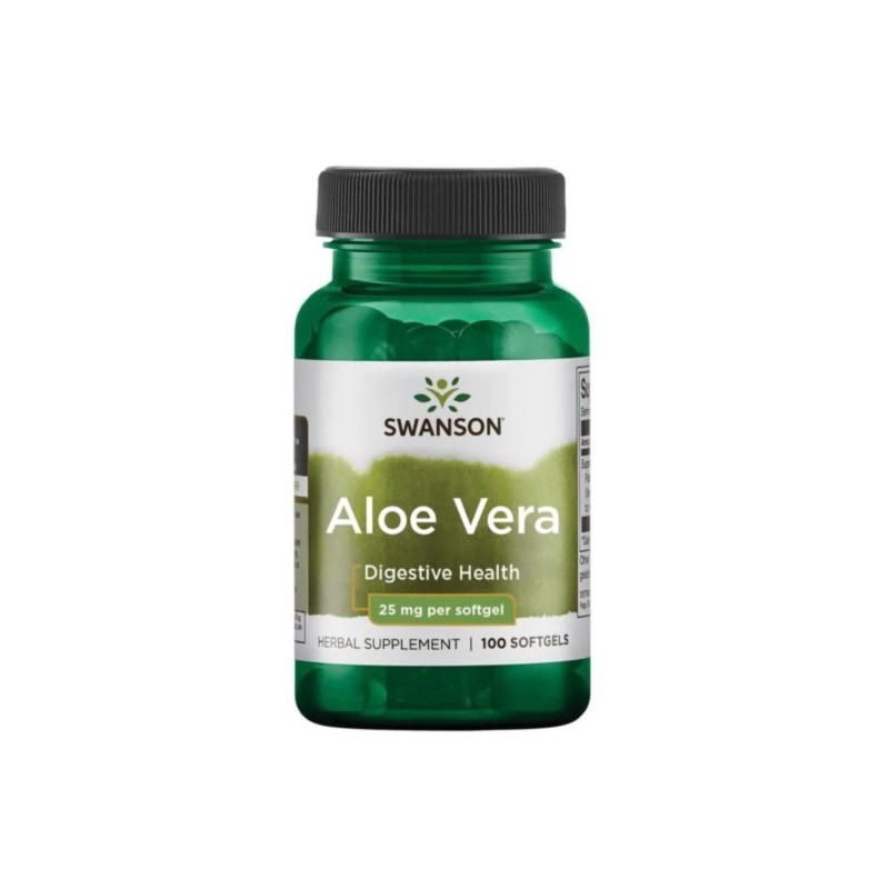 Swanson Aloe Vera 25 Mg 100 K