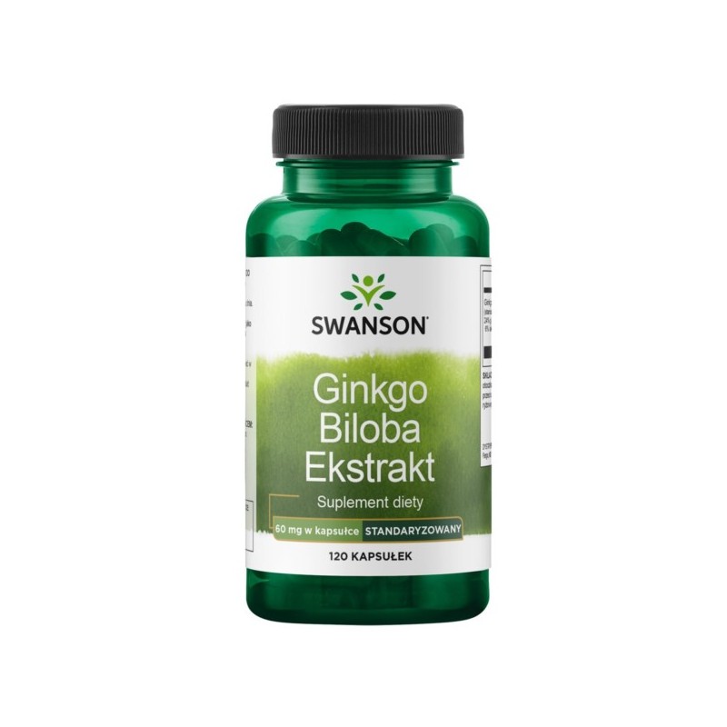 Swanson Ginko Biloba Ekstrakt 60 Mg 120 K