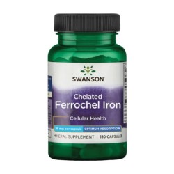 Swanson Albion Chelat Żelaza 18 Mg 18 K