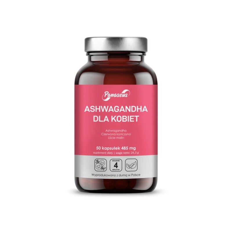Panaseus Ashwagandha Dla Kobiet 50 k