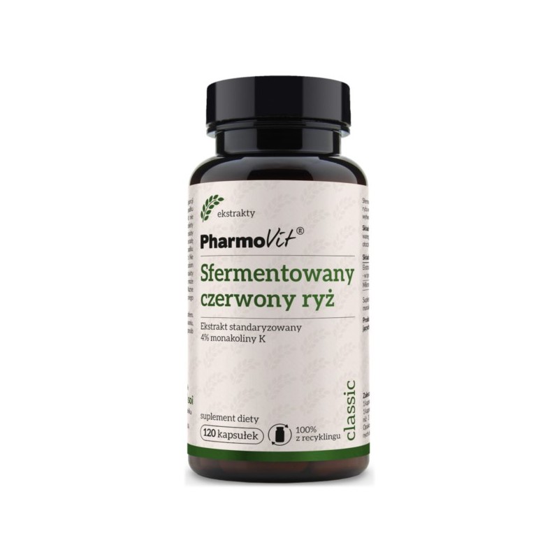 Pharmovit Czerwony ryż 90 kapsułek cholesterol