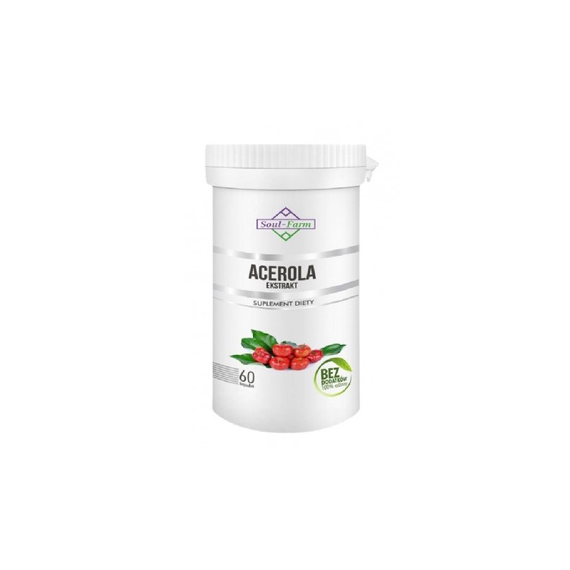 Soul Farm Premium Acerola Ekstrakt 600 mg 60 k