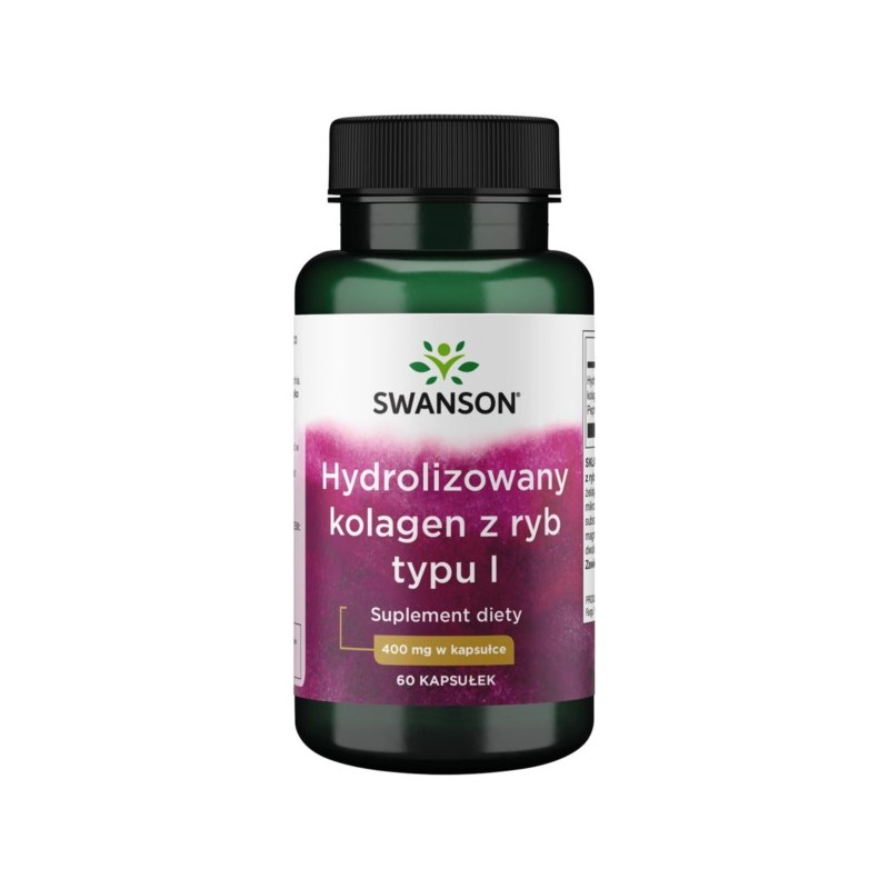 Swanson Hydrolizowany Kolagen Z Ryb Typ I 400 60