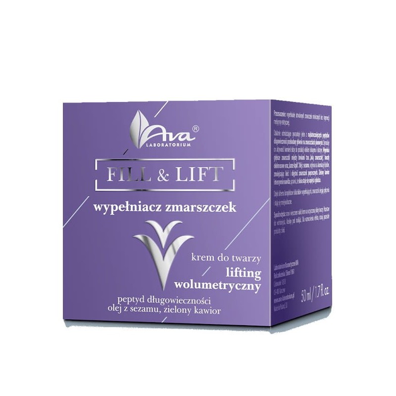AVA Fill&Lift Krem wypełniacz zmarszczek d/twarzy