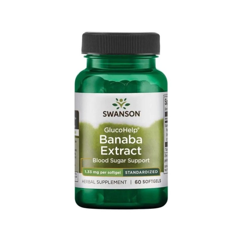 Swanson Gluco Help 1.33 Mg 60 K żelowe