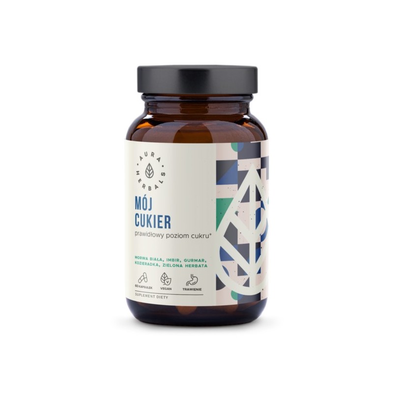 Aura Herbals Mój cukier prawidłwy poziom 60k linia