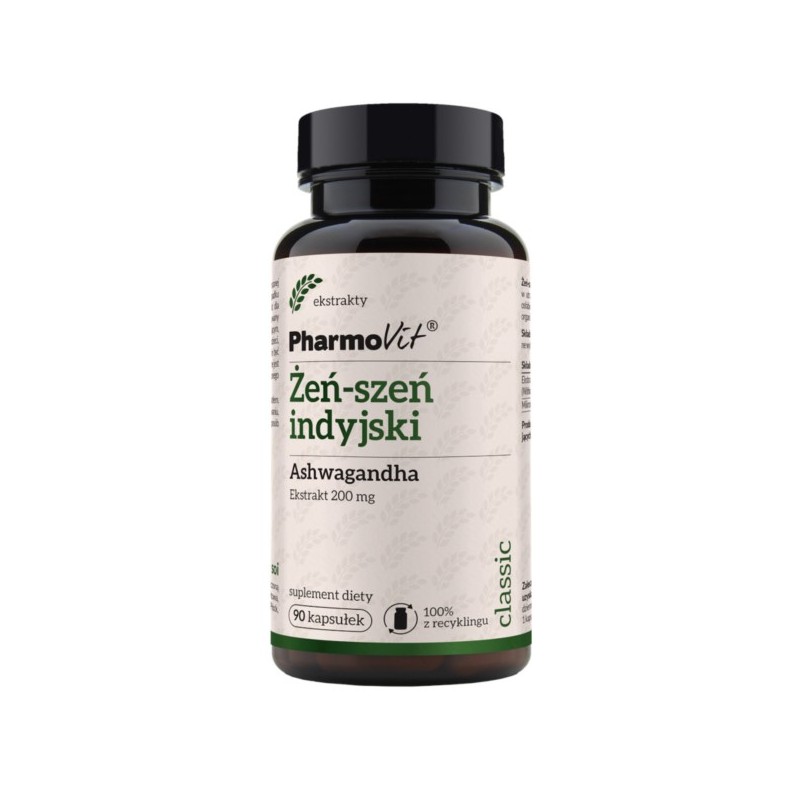 Pharmovit Żeń-szeń indyjski Ashwagandha 90 k