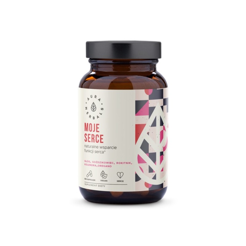Aura Herbals Moje Serce wsparcie serca 60 k linia