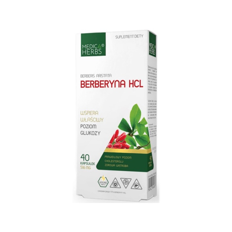 Medica Herbs Berberyna HCL 40 k