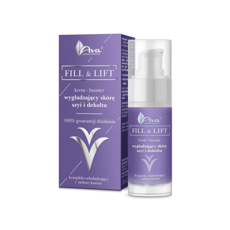 AVA Fill&Lift Krem booster d/szyi i dekoldu 30 ml