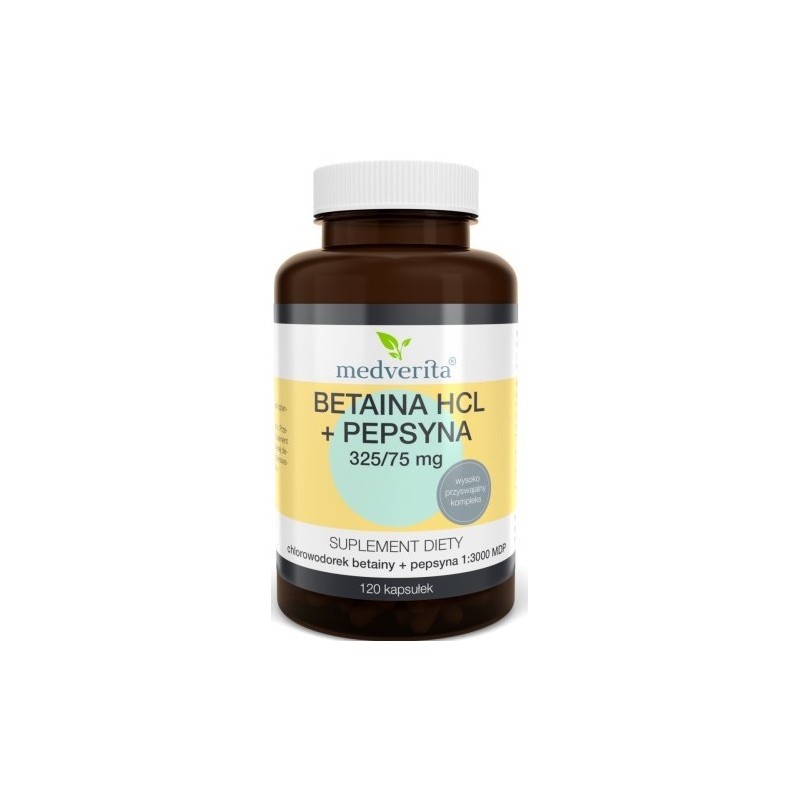 Medverita Betaina HCL Papsyna 325/75 mg 120