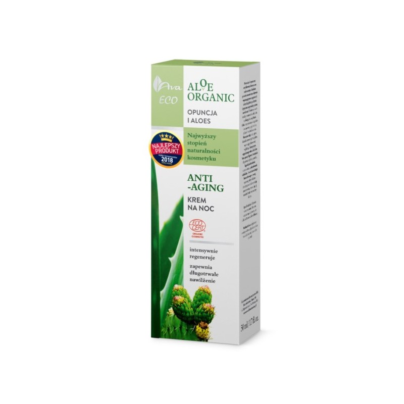 AVA Aloe Organic Krem Anti Aging pod oczy 15 ml