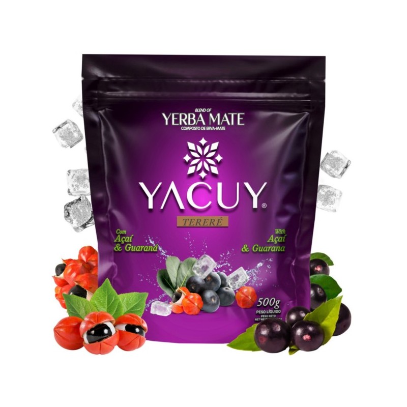 Yacuy Green Yerba Mate Acai Menta Guarana 500 g