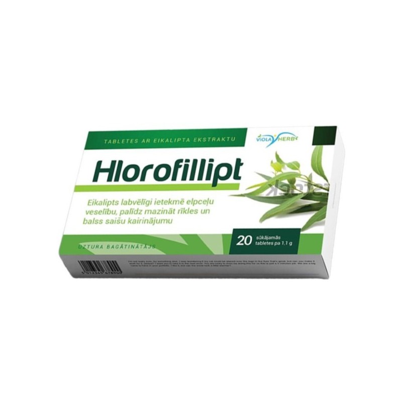 Chlorofilipt tabletki 20 szt. do ssania