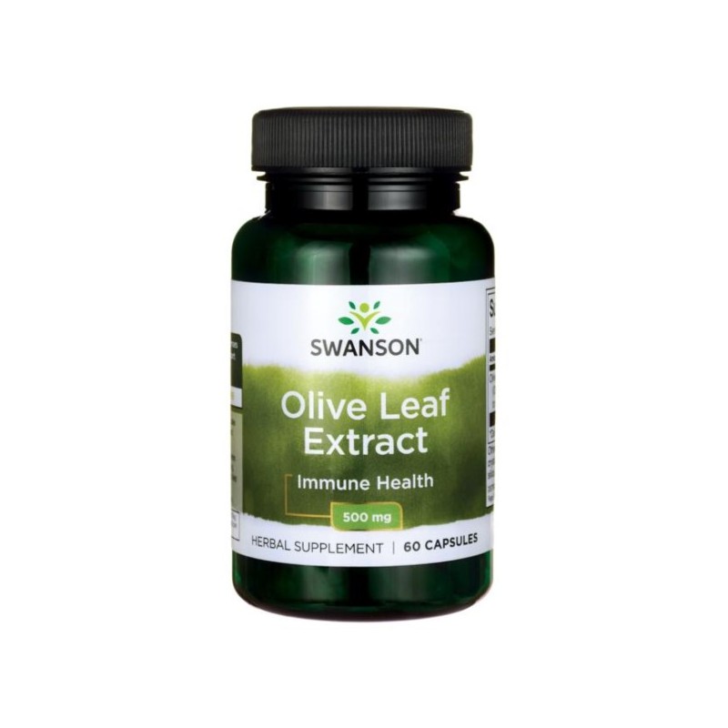 Swanson Olive Leaf- Liść Olwiny 500 Mg 60 K