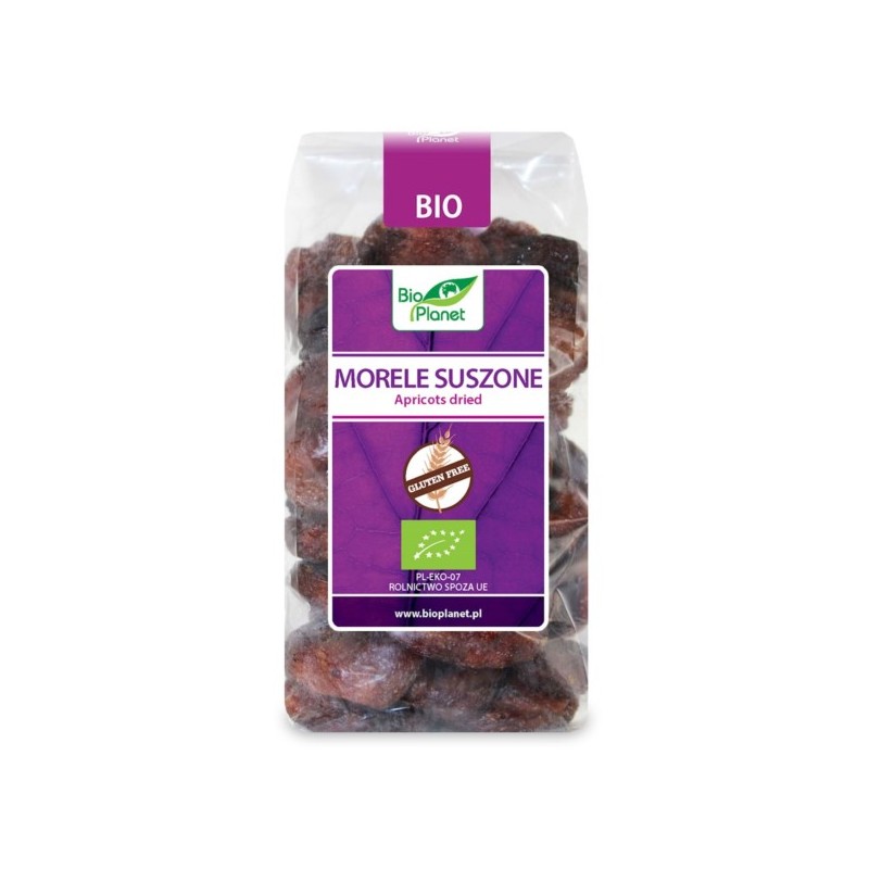 BIO PLANET Morele suszone bezglutenowe BIO 400g