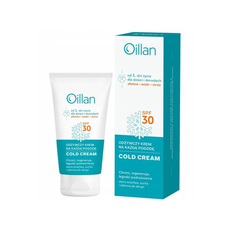 Oillan Cold Cream ochronny twarzy i ciała 50 ml