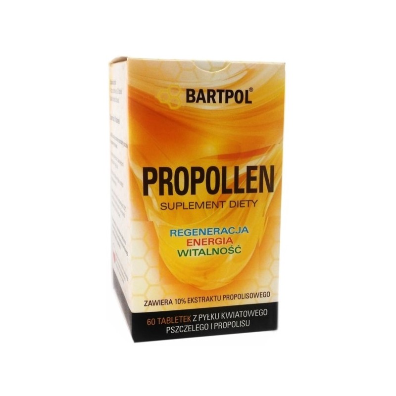 Bartpol Propollen 60 Tab. Wspiera Układ Krwionośny