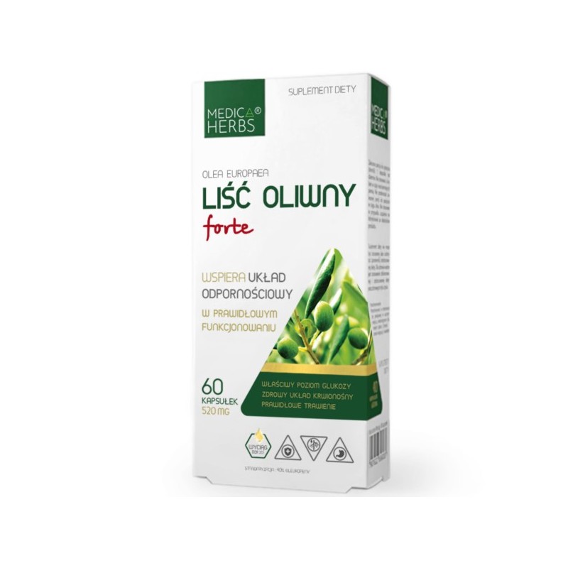 Medica Herbs Liść Oliwny forte 60 k