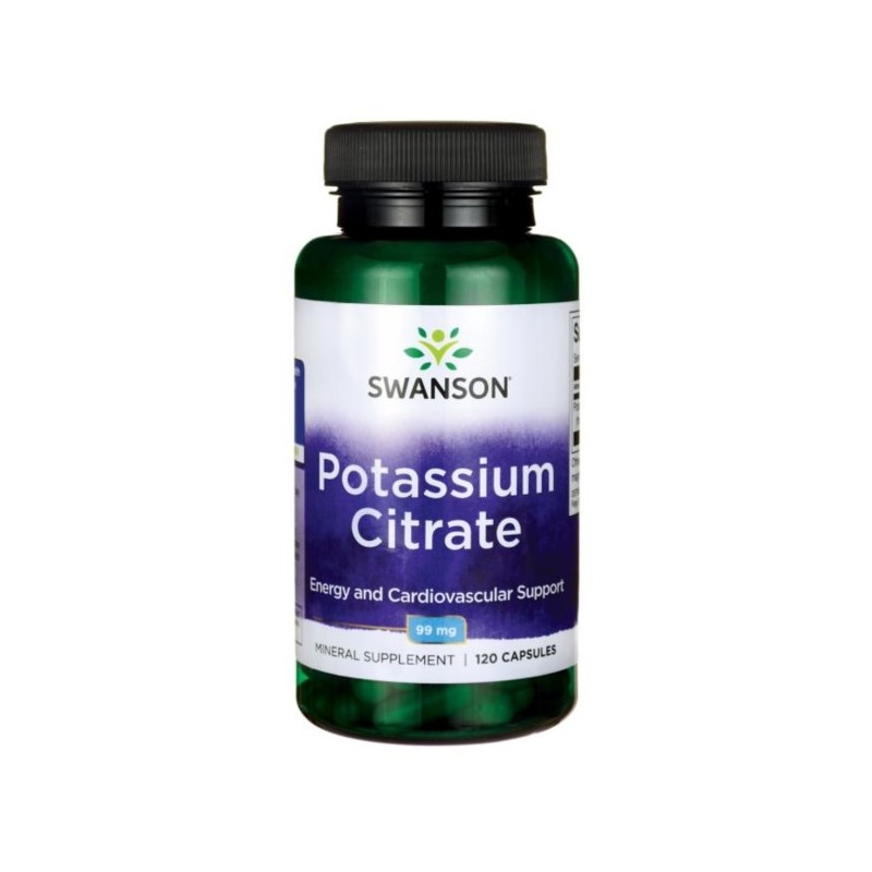 Swanson Cytrynian Potasu 99 Mg 120 K