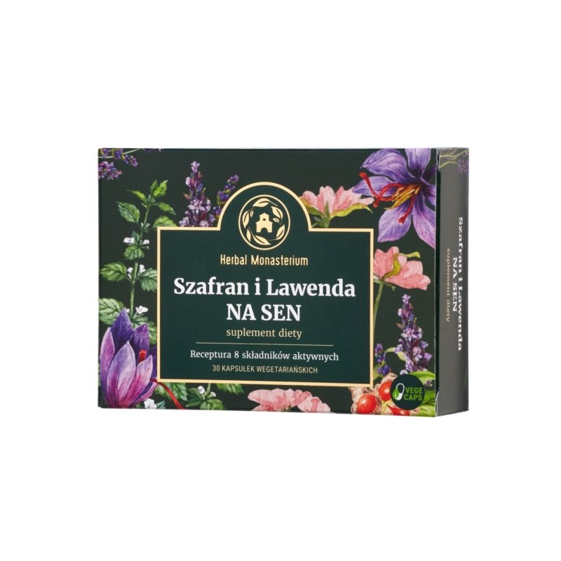 Herbal Monasterium Szafran i Lawenda Na Sen