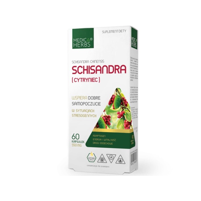 Medica Herbs Schisandra (Cytryniec) 60 k