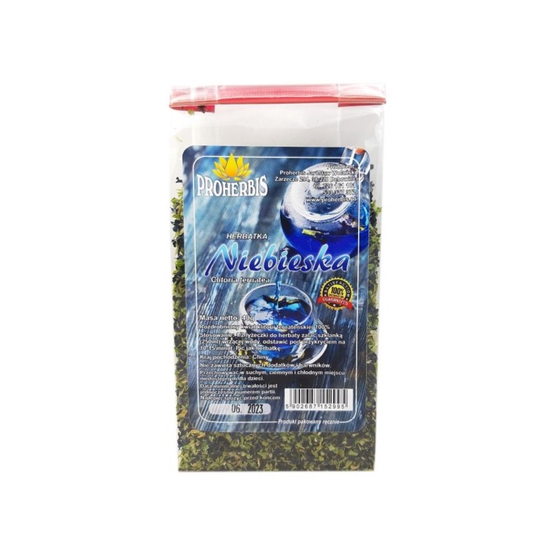 Proherbis Klitoria ternateńska niebieska 40 g