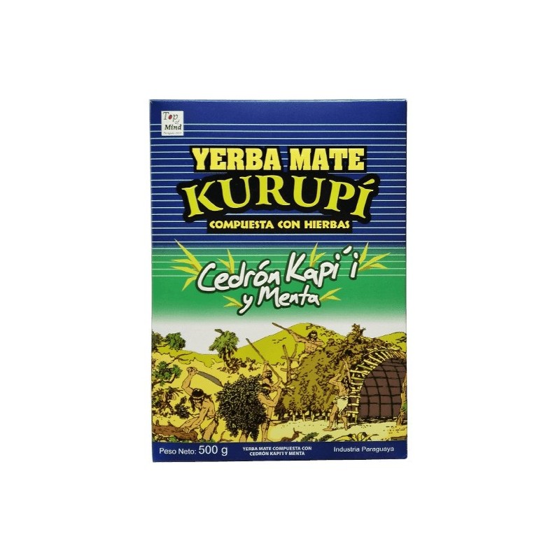 Yerba Mate Kurupi Cedron Kapi'i y Menta 500 g