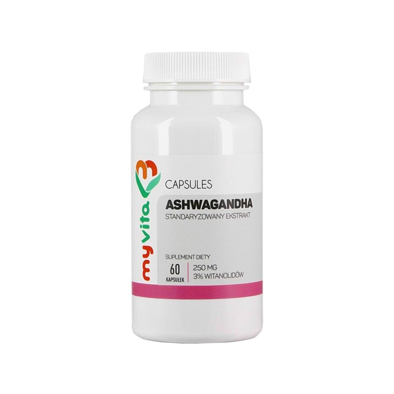 Myvita Ashwagandha Standa.3% 250 Mg 60 K