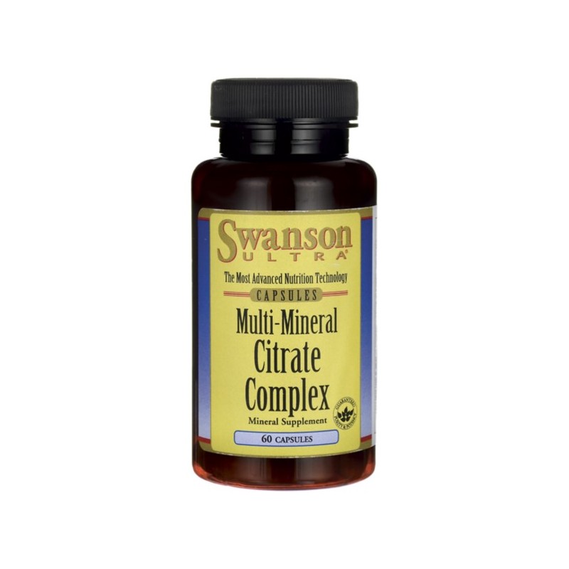 Swanson Cytryniany  Multi Mineral Complex 60 K