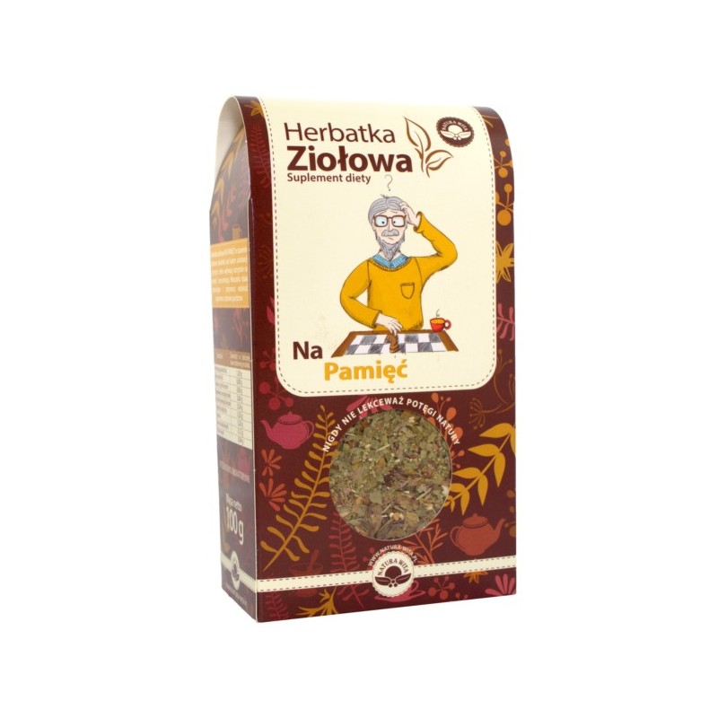 Natura Wita Herbata Ziołowa Na Pamięć 100G
