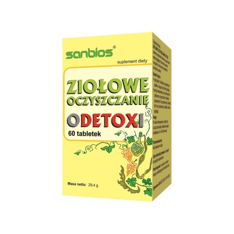 Sanbios Ziołowe oczyszczenie Odetoxi 60 T