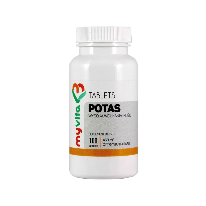 Myvita Potas 100 T Wspiera Pracę Mięśni I Mózgu